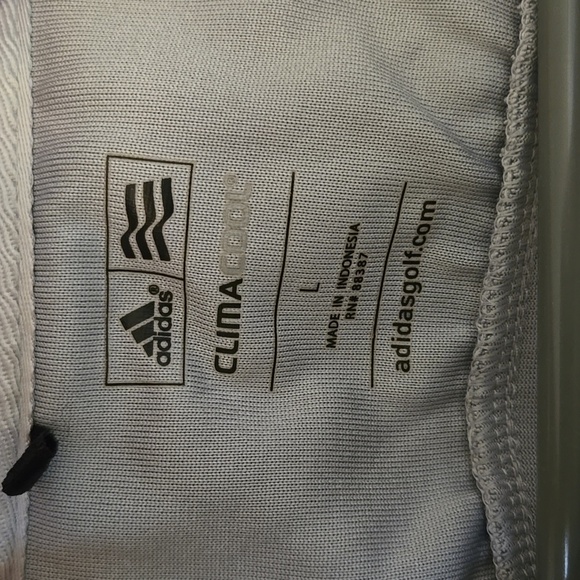 Adidas Gray Climacool Polo Size Large - Picture 4 of 5